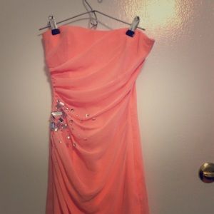 XS Melon Pink Mini Dress